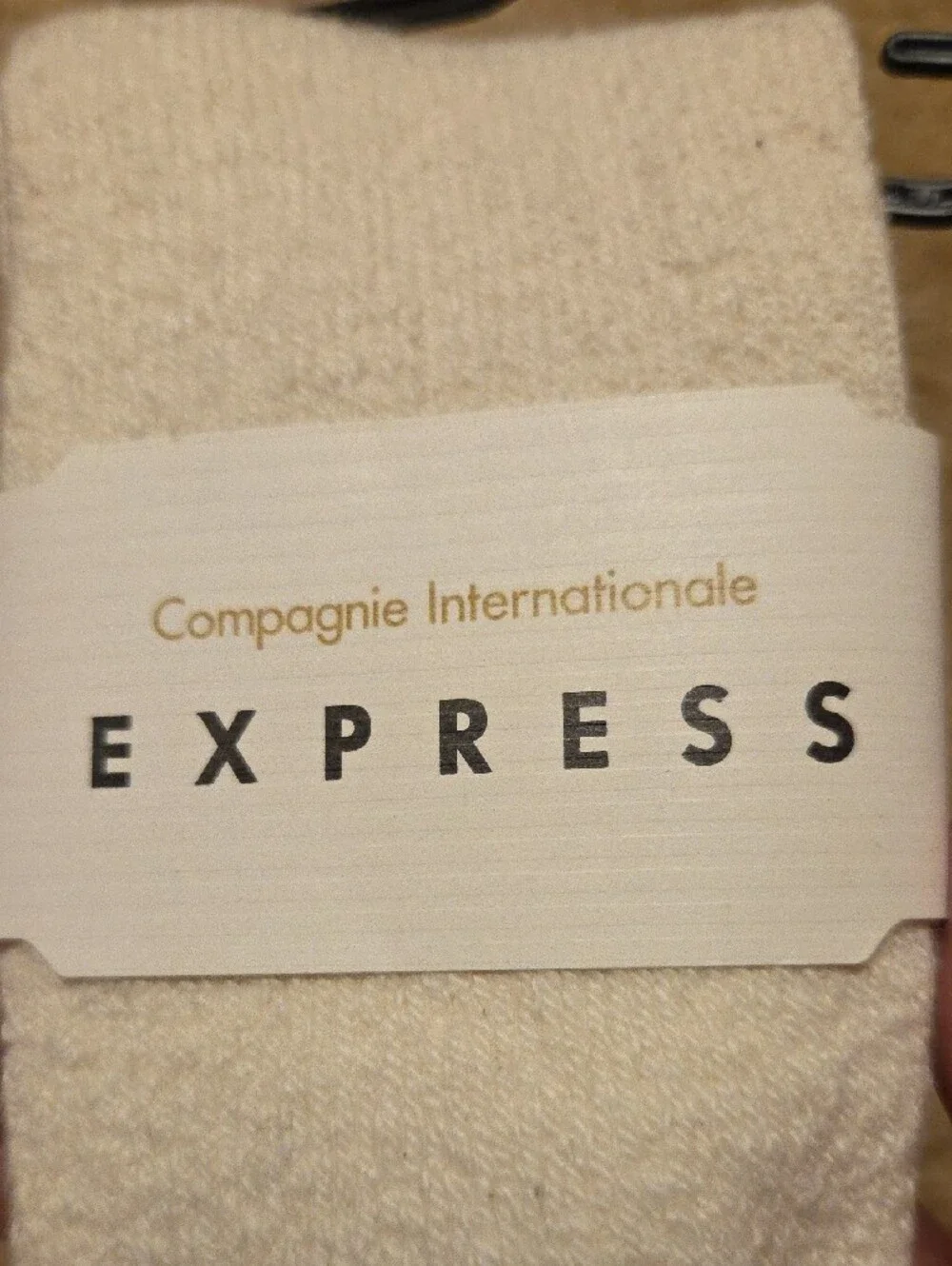 Express Women's Cream Crew Socks